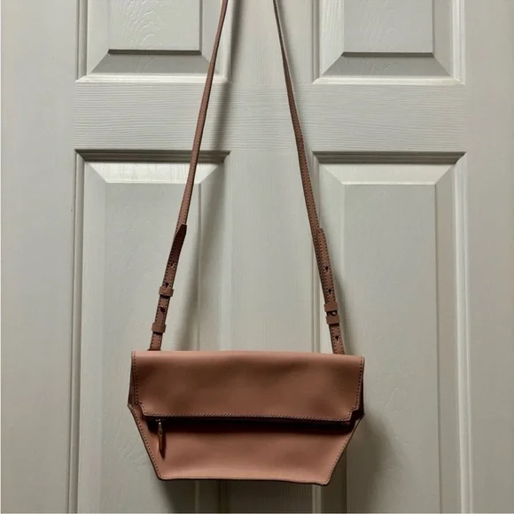 J. Crew Crossbody Bag with Gold Zipper - Picture 4 of 5